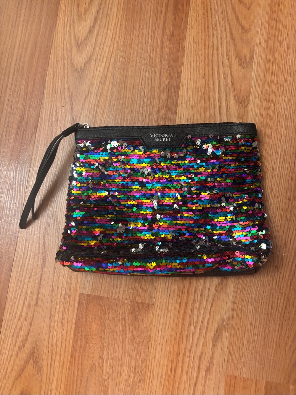 Sequin makeup bag